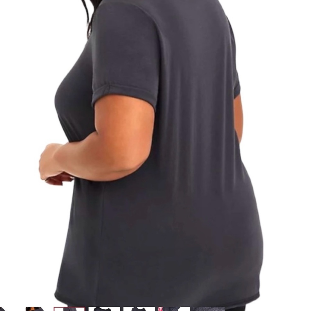 Torrid Black Pink Skull Graphic Cut Out Tee - Picture 6 of 11